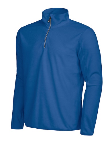MELTON HALF ZIP – ROYAL BLUE