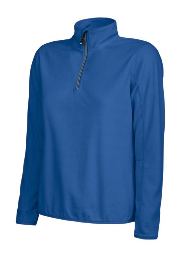 MELTON LADY HALF ZIP – ROYAL BLUE