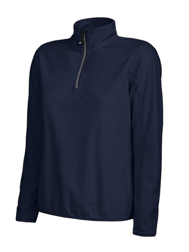 MELTON LADY HALF ZIP – NAVY