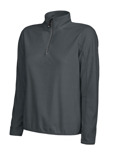 MELTON LADY HALF ZIP – GREY