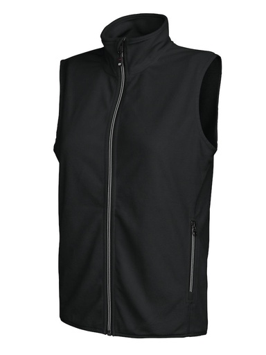 MELTON LADY VEST – BLACK