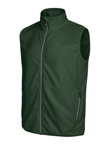 MELTON VEST – DARK GREEN