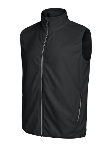 MELTON VEST – BLACK