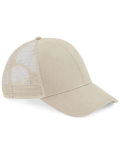 Czapka Truckerka Bawełna Organiczna Siatka CB60 - Sand