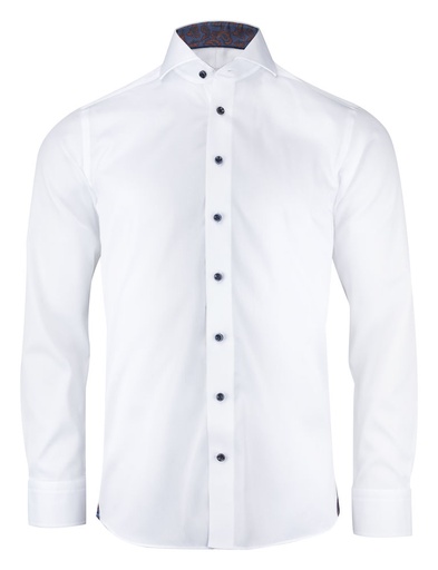 Koszula Purple Bow 146 Slim Fit 2914602 - White/Navy