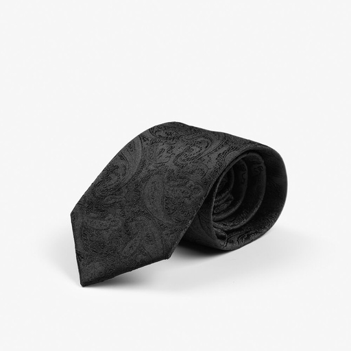 Akcesorium Krawat Wzór Paisley 2910400 - Black