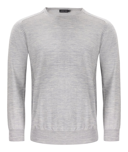 Sweter Merino U-Neck 2930201 - Light Grey Melange