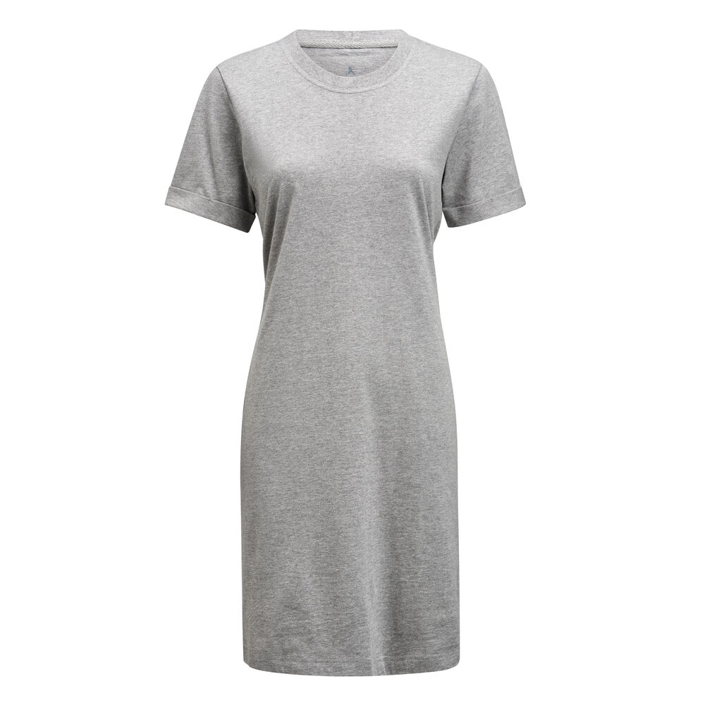 AMERICAN T-SHIRT DRESS WOMAN – GREY MELANGE