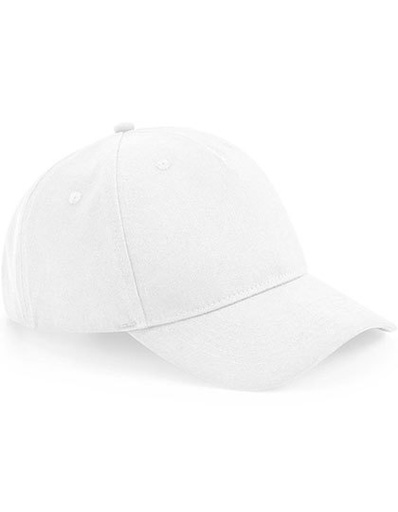 Czapka 5-panelowa Bawełna Organiczna Twill CB62N - White