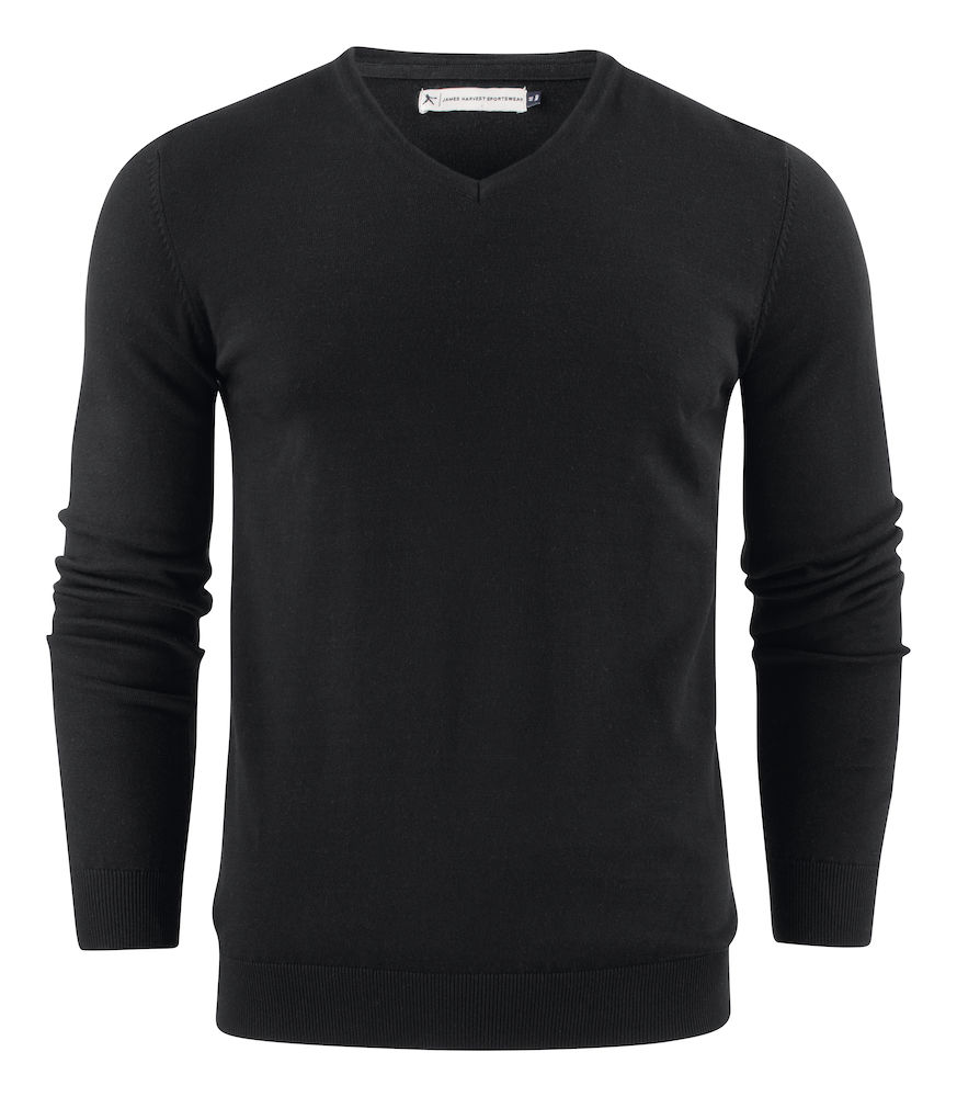 ASHLAND V-NECK – BLACK