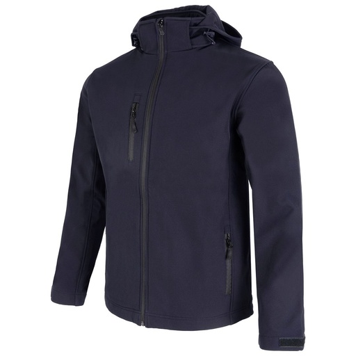 Bluza z Kapturem Rozpinana Poliestrowa MOONTEX SOFTSHELL KING - Navy