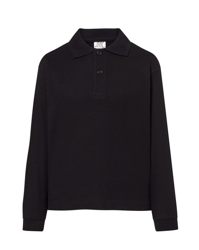 Koszulka Polo Dziecięca PKID 210 LS - Black