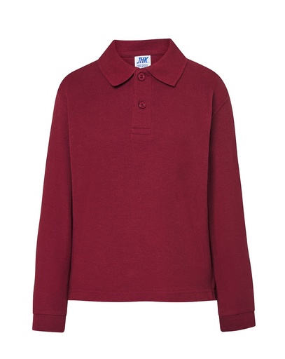 Koszulka Polo Dziecięca PKID 210 LS - Burgundy