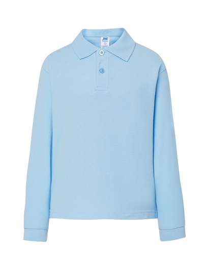 Koszulka Polo Dziecięca PKID 210 LS - Sky Blue