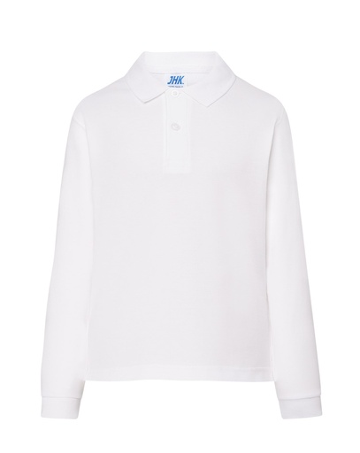 Koszulka Polo Dziecięca PKID 210 LS - White