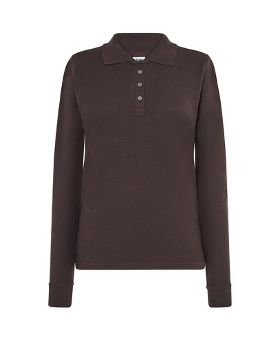 Koszulka Polo Damska Slim POPL 200 LS - Graphite