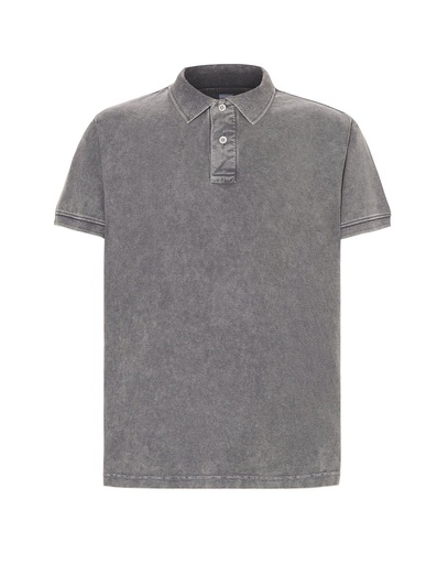 Koszulka Polo Klasyczna Bawelniana Pika JHK510 - Dark grey wash