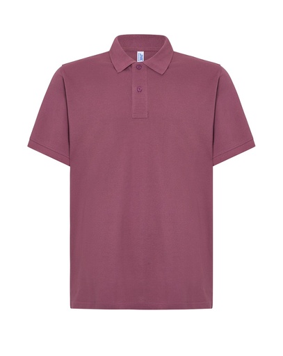 Koszulka Polo Klasyczna Bawelniana Pika JHK510 - Dusty Purple