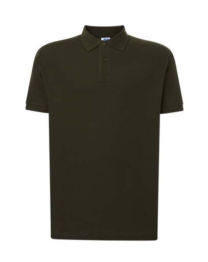 Koszulka Polo Klasyczna Bawelniana Pika JHK510 - Forest Green