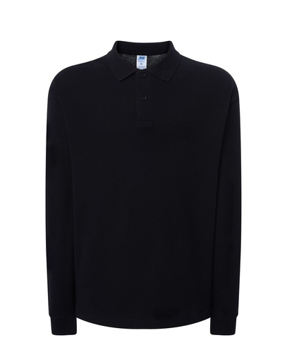 T-shirt z Długim Rękawem Bawełniany PORA 210 LS - Black