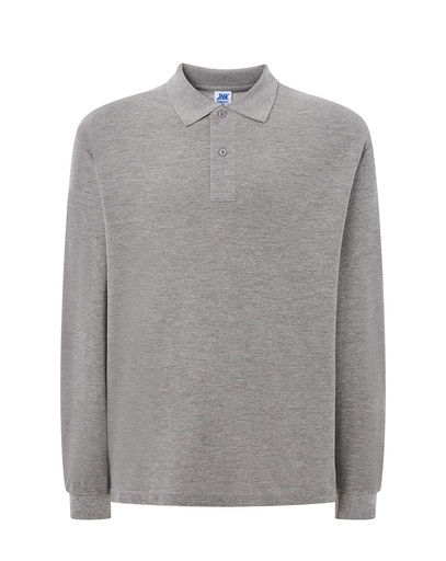 T-shirt z Długim Rękawem Bawełniany PORA 210 LS - Grey Melange