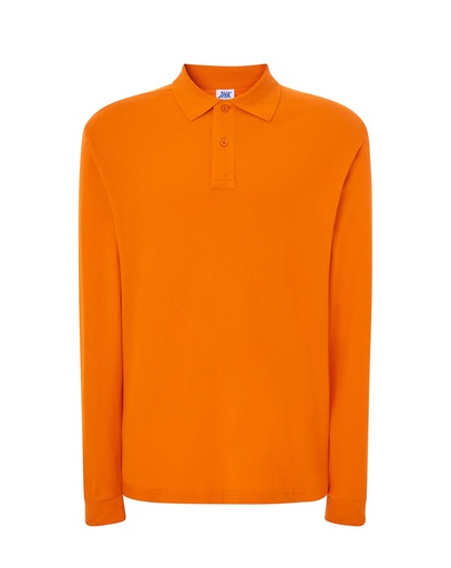 T-shirt z Długim Rękawem Bawełniany PORA 210 LS - Orange