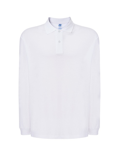 T-shirt z Długim Rękawem Bawełniany PORA 210 LS - White