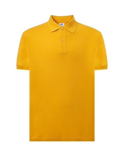 Koszulka Polo Klasyczna Bawelniana Pika JHK510 - Mustard