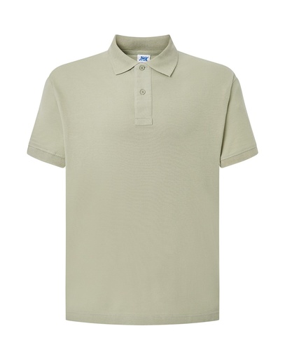 Koszulka Polo Klasyczna Bawelniana Pika JHK510 - Pale Green