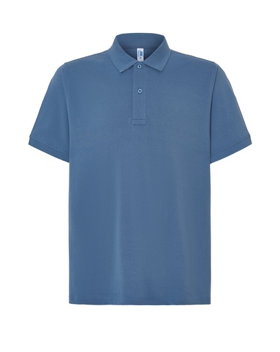 Koszulka Polo Klasyczna Bawelniana Pika JHK510 - Steel Blue