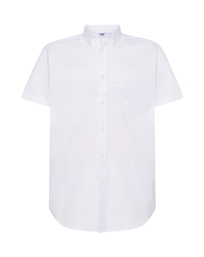 T-shirt Slim Bawełniany SHA OXFSS - White