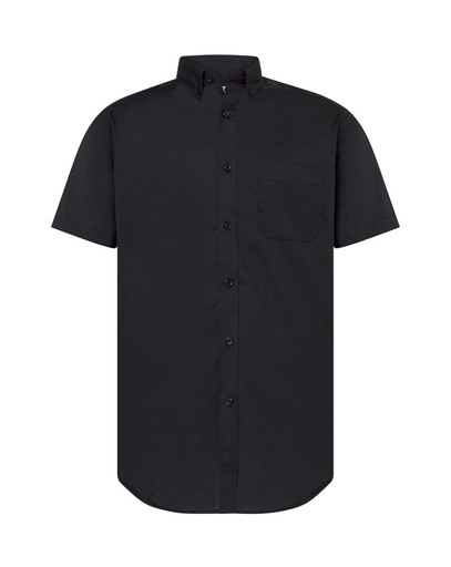 T-shirt Slim Bawełniany SHA POPSS - Black