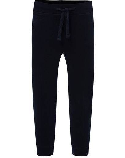 Spodnie Dziecięce Sportowy Bawełniane SWPANTSK240 KID PANTS CUFF FRENCH TERRY - Navy