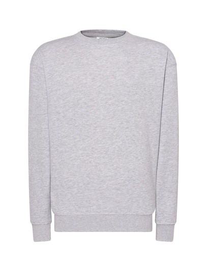Bluza Unisex Klasyczna Poliester Bawelna JHK320 - Ash Melange