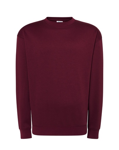 Bluza Unisex Klasyczna Poliester Bawelna JHK320 - Burgundy