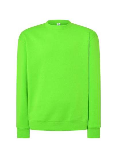 Bluza Unisex Klasyczna Poliester Bawelna JHK320 - Lime Fluor