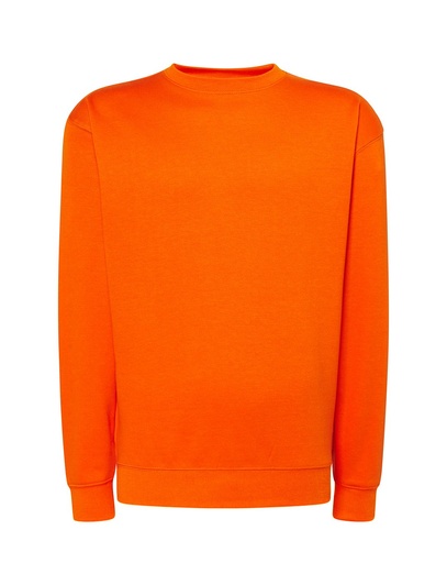 Bluza Unisex Klasyczna Poliester Bawelna JHK320 - Orange Fluor