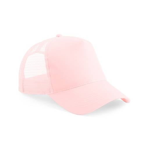 Czapka Trucker Dziecieca Bawelniano Poliestrowa CB640B - Pastel Pink & Pastel Pink