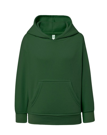Bluza Dziecięca z Kapturem Poliestrowa SWRK KNG - Bottle Green