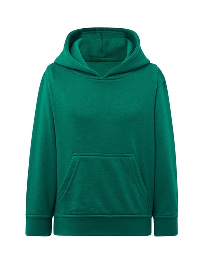 Bluza Dziecięca z Kapturem Rozpinana Poliestrowa SWRK KNG - Kelly Green