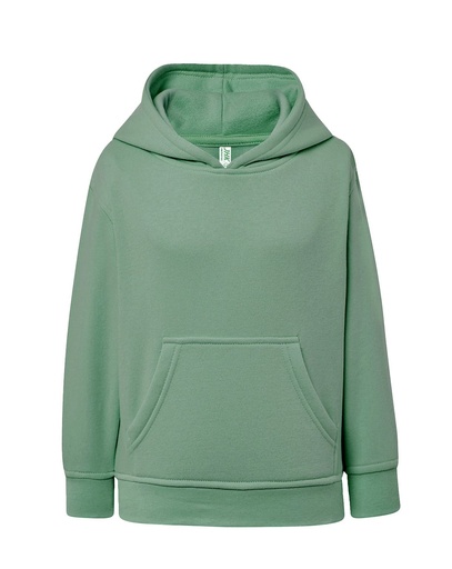 Bluza Dziecięca z Kapturem Poliestrowa SWRK KNG - MOSS GREEN