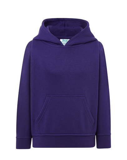 Bluza Dziecięca z Kapturem Rozpinana Poliestrowa SWRK KNG - Purple