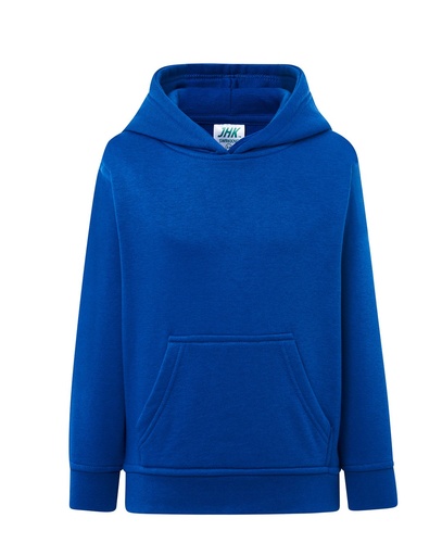 Bluza Dziecięca z Kapturem Rozpinana Poliestrowa SWRK KNG - Royal Blue