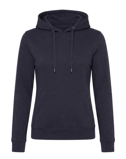 Bluza Damska Slim z Kapturem Poliestrowa SWUL KNG - Denim