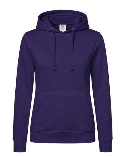 Bluza Damska Slim z Kapturem Poliestrowa SWUL KNG - Purple