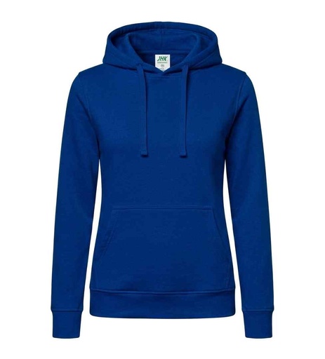 Bluza Damska Slim z Kapturem Poliestrowa SWUL KNG - Royal Blue