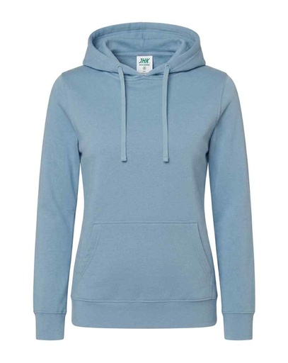 Bluza Damska Slim z Kapturem Poliestrowa SWUL KNG - Sky Blue