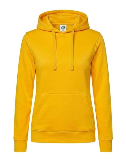 Bluza Damska Slim z Kapturem Poliestrowa SWUL KNG - Gold