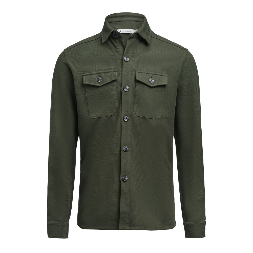 HICKSVILLE OVERSHIRT – PINE GREEN