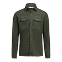 HICKSVILLE OVERSHIRT – PINE GREEN